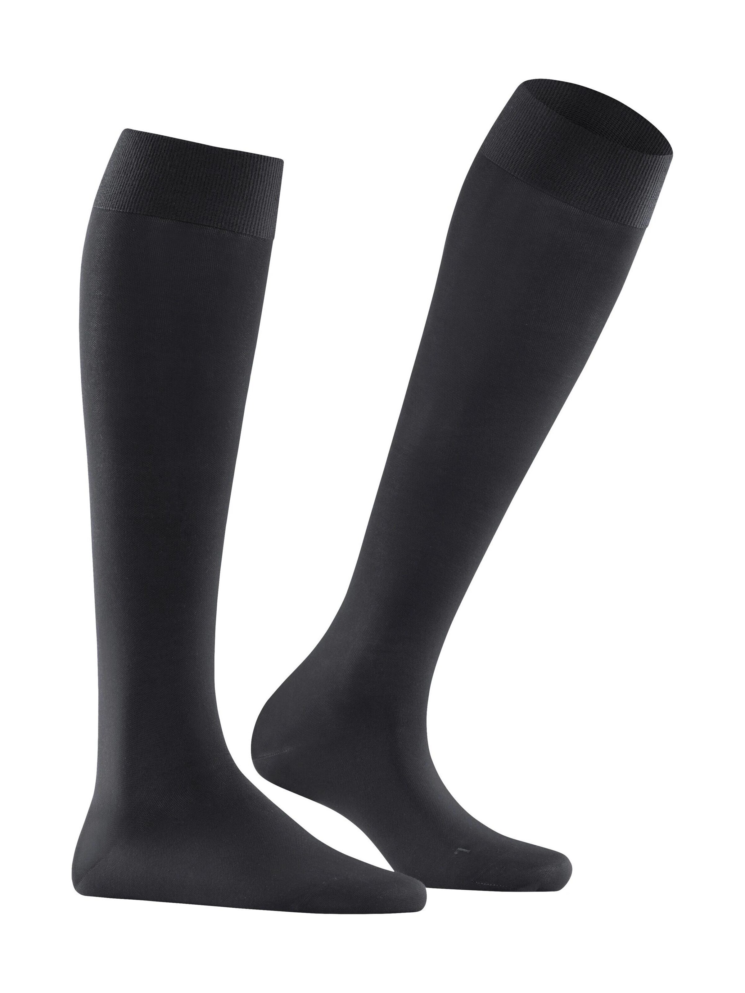 FALKE Over the Knee Socks 'Vitalizer' in Grey