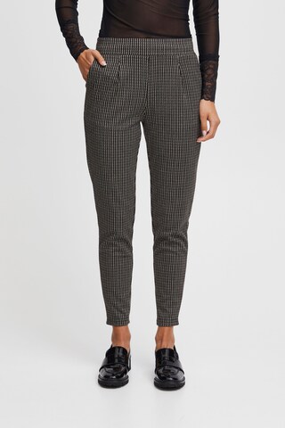 ICHI Slimfit Broek 'Kate' in Gemengde kleuren: voorkant