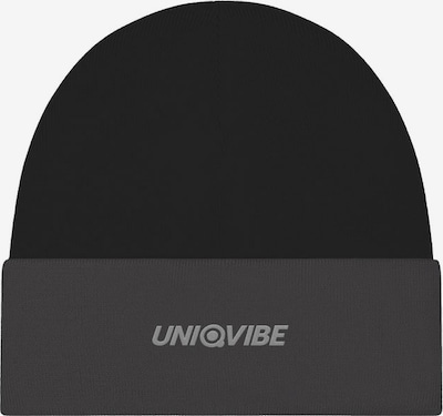 UNIQVIBE Muts in de kleur Grijs / Zwart, Productweergave