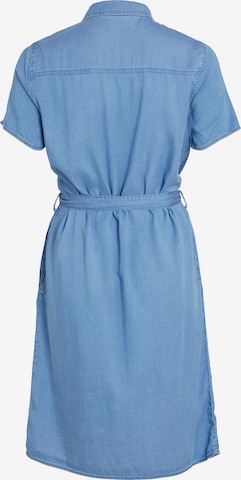 VILA Shirt dress 'Bista' in Blue