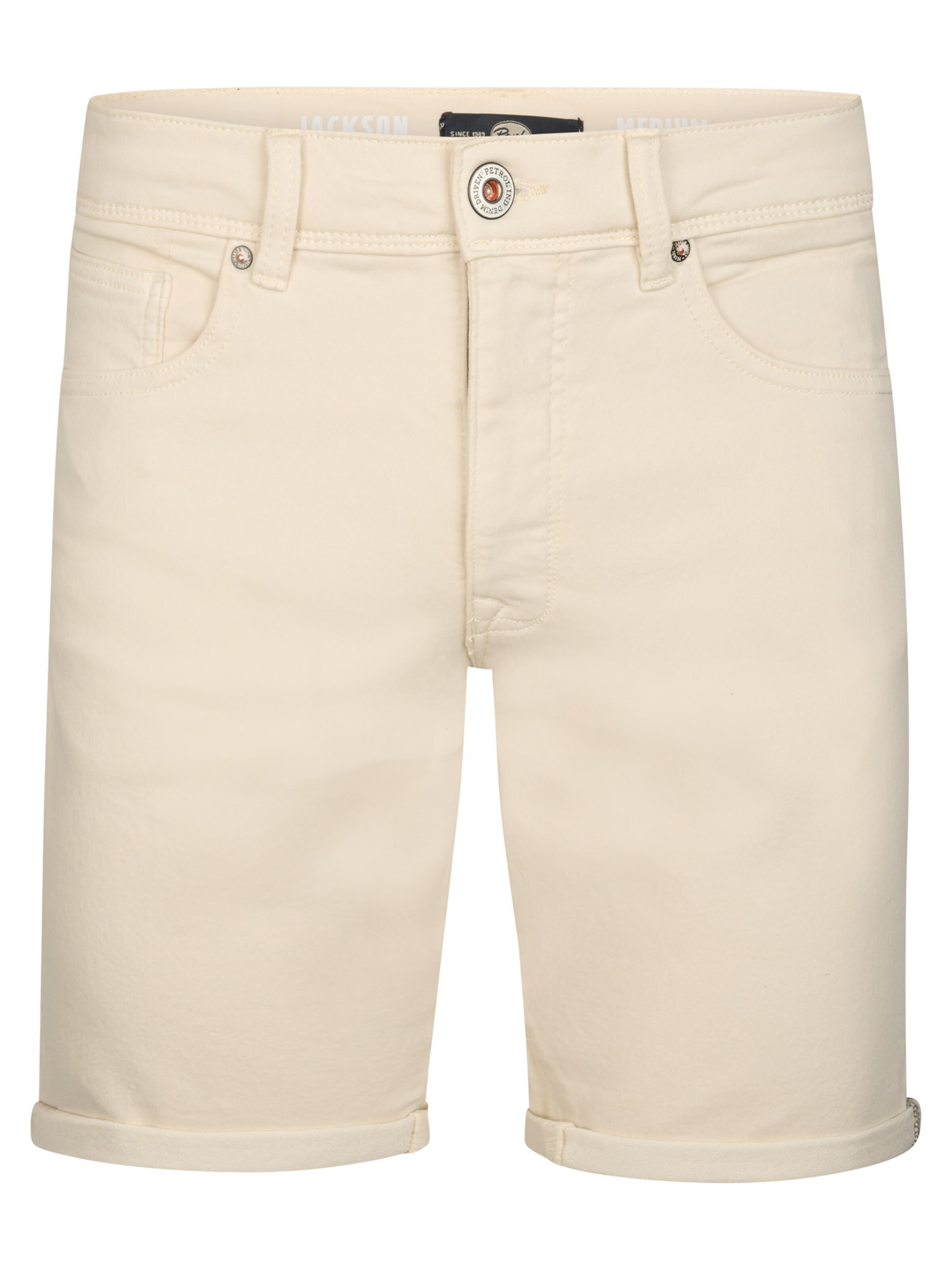 Jean 'Jackson' Petrol Industries en beige : devant