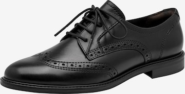 Scarpa stringata di Tamaris in nero: frontale