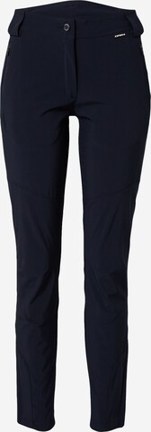 ICEPEAK Slim fit Sports trousers 'DORAL' in Blue: front