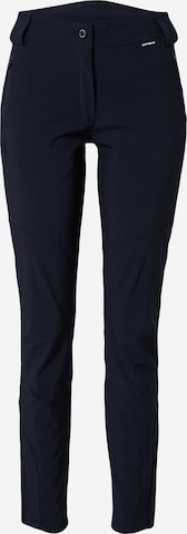 ICEPEAK Slim fit Workout Pants 'DORAL' in Blue: front