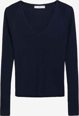 MANGO Пуловер 'SESETA' в синьо: отпред