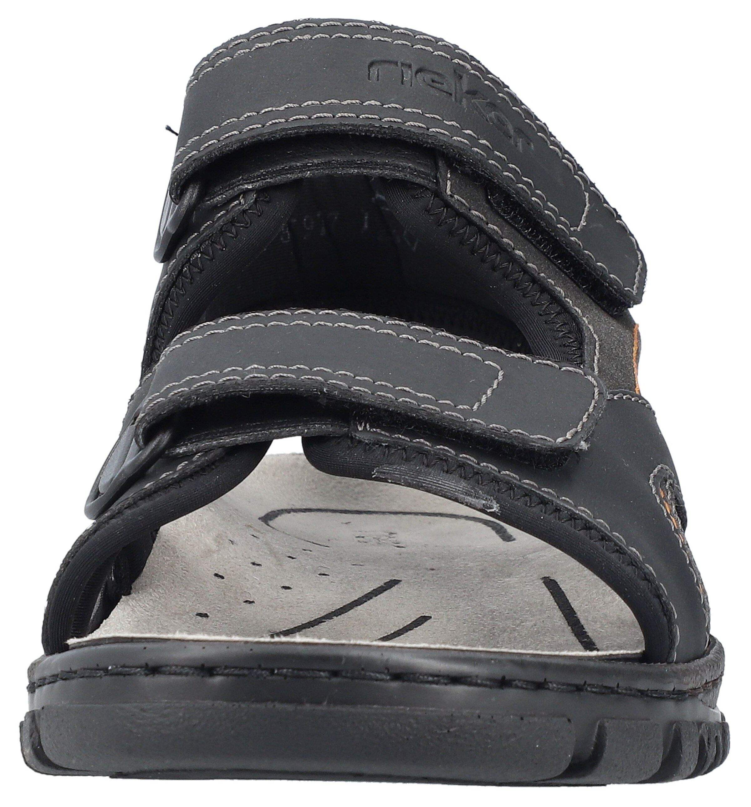 Rieker Hiking Sandals in Black