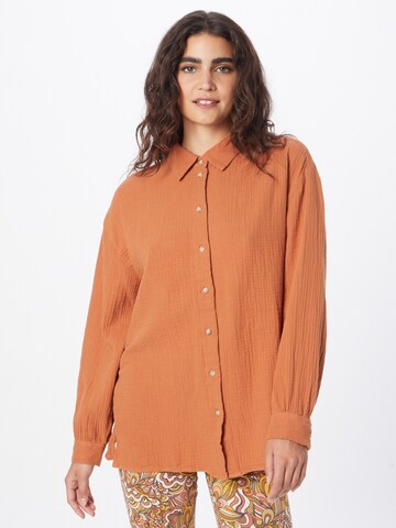 TOM TAILOR DENIM - Blusa em laranja: frente