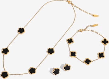 NTHIRTYTHREE Jewelry Set in Black: front