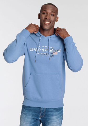 DELMAO Sweatshirt in Blau: Vorderseite