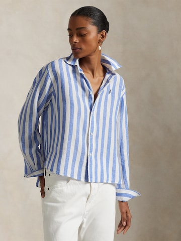 Chemisier Polo Ralph Lauren en bleu : devant