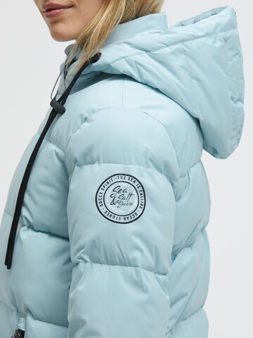 Soccx Winter Coat in Blue