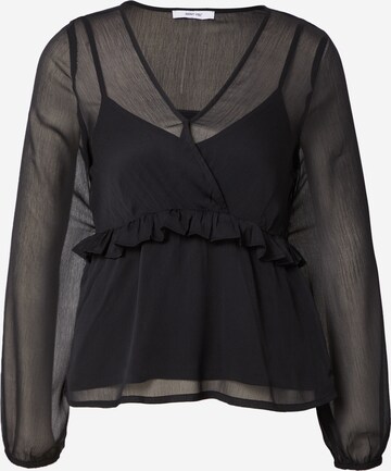 ABOUT YOU Blouse 'Kiara' in Zwart: voorkant