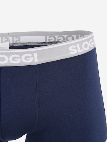 SLOGGI Regular Boxershorts 'men GO ABC' in Blau