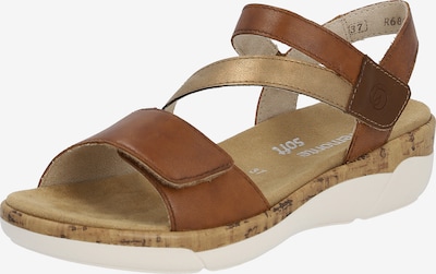 REMONTE Sandale in 36 in braun / gold, Produktansicht