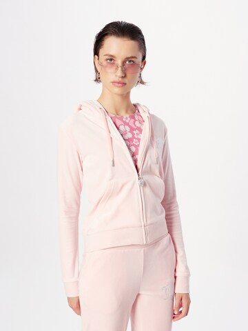 Veste de survêtement 'ROBERTSON' Juicy Couture en rose : devant