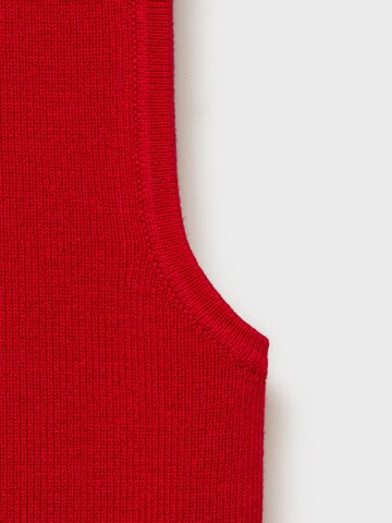 MANGO Knitted top 'HERNAN' in Red