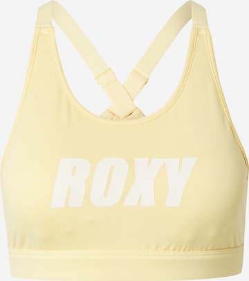 Soutien-gorge de sport 'Evd Flow' ROXY en jaune : devant