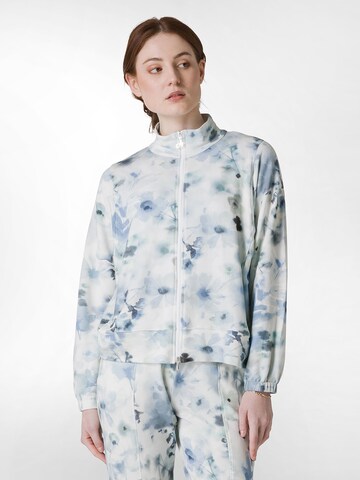 DEHA Sportief sweatvest in Blauw: voorkant