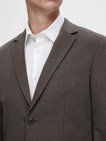 SELECTED HOMME Slim Fit Sakko in Braun