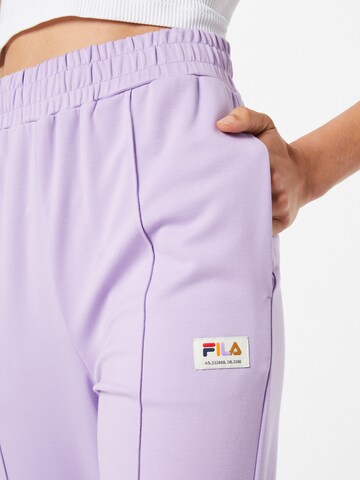 FILA Workout Pants 'Tyles Pintuck' in Purple