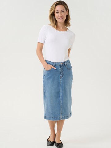 Jupe 'CR Jannie' Cream en bleu