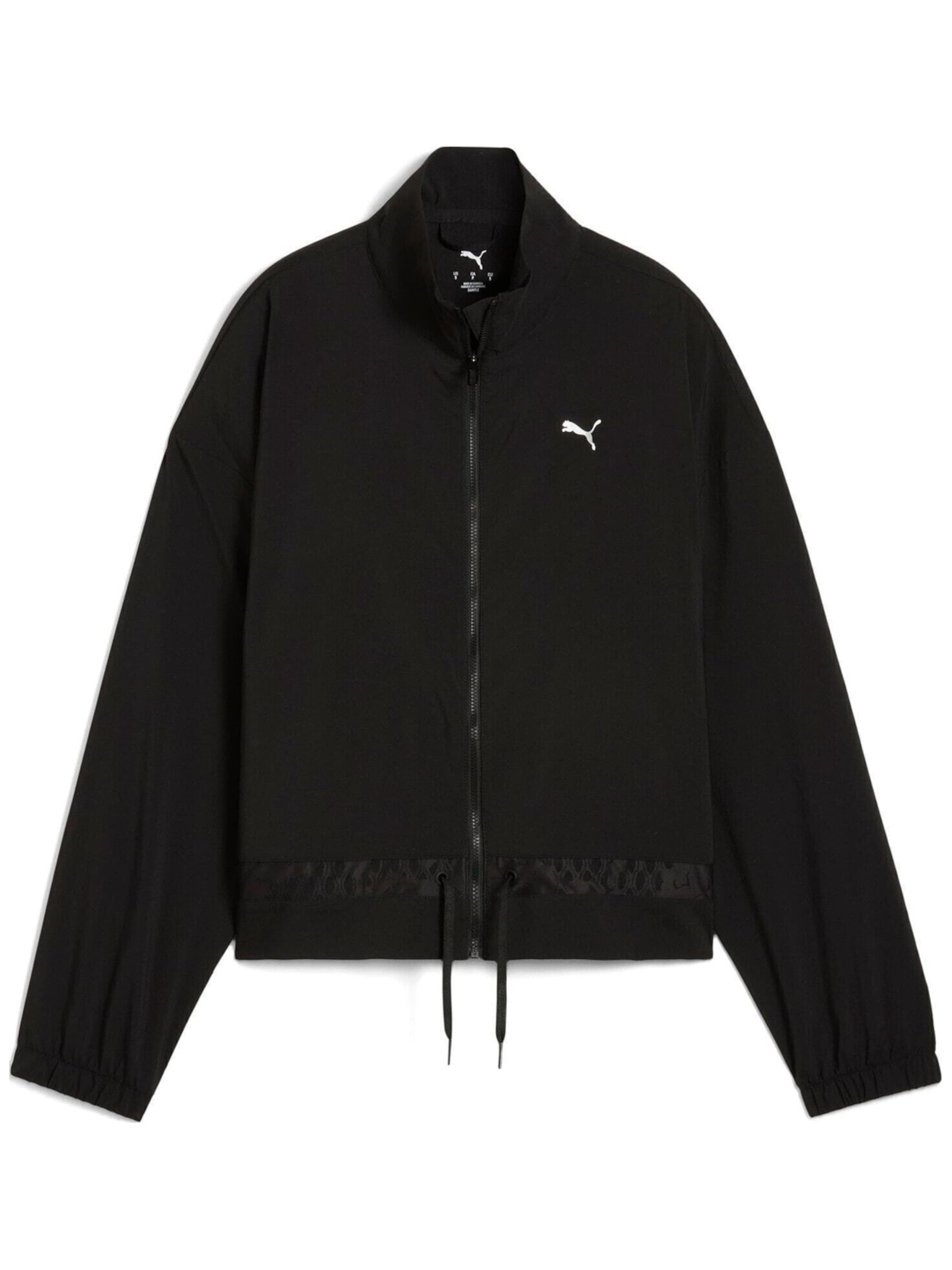PUMA Sportjacke‌‌‌ in Schwarz: Vorderseite