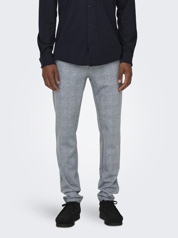 Only & Sons Slimfit Chino 'Mark' in Grijs: voorkant
