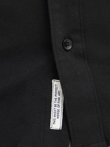 Casual Friday Slim fit Button Up Shirt 'CF Arthur' in Black