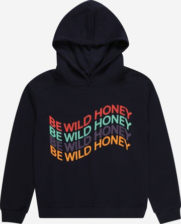 Sweat-shirt 'GROOVY HONEY' KIDS ONLY en bleu : devant