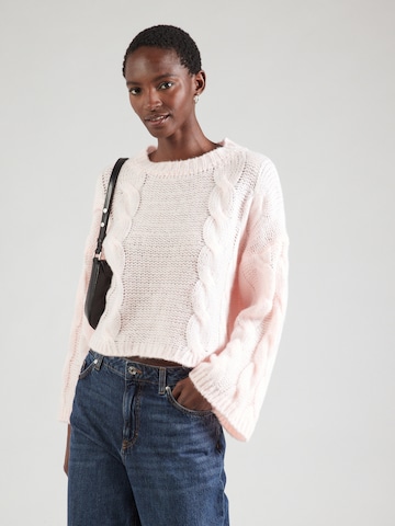Pullover extra large 'Lyza' di Noella in rosa: frontale