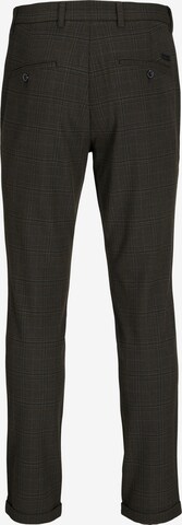 JACK & JONES - Slimfit Calças chino 'MARCO CONNOR' em castanho