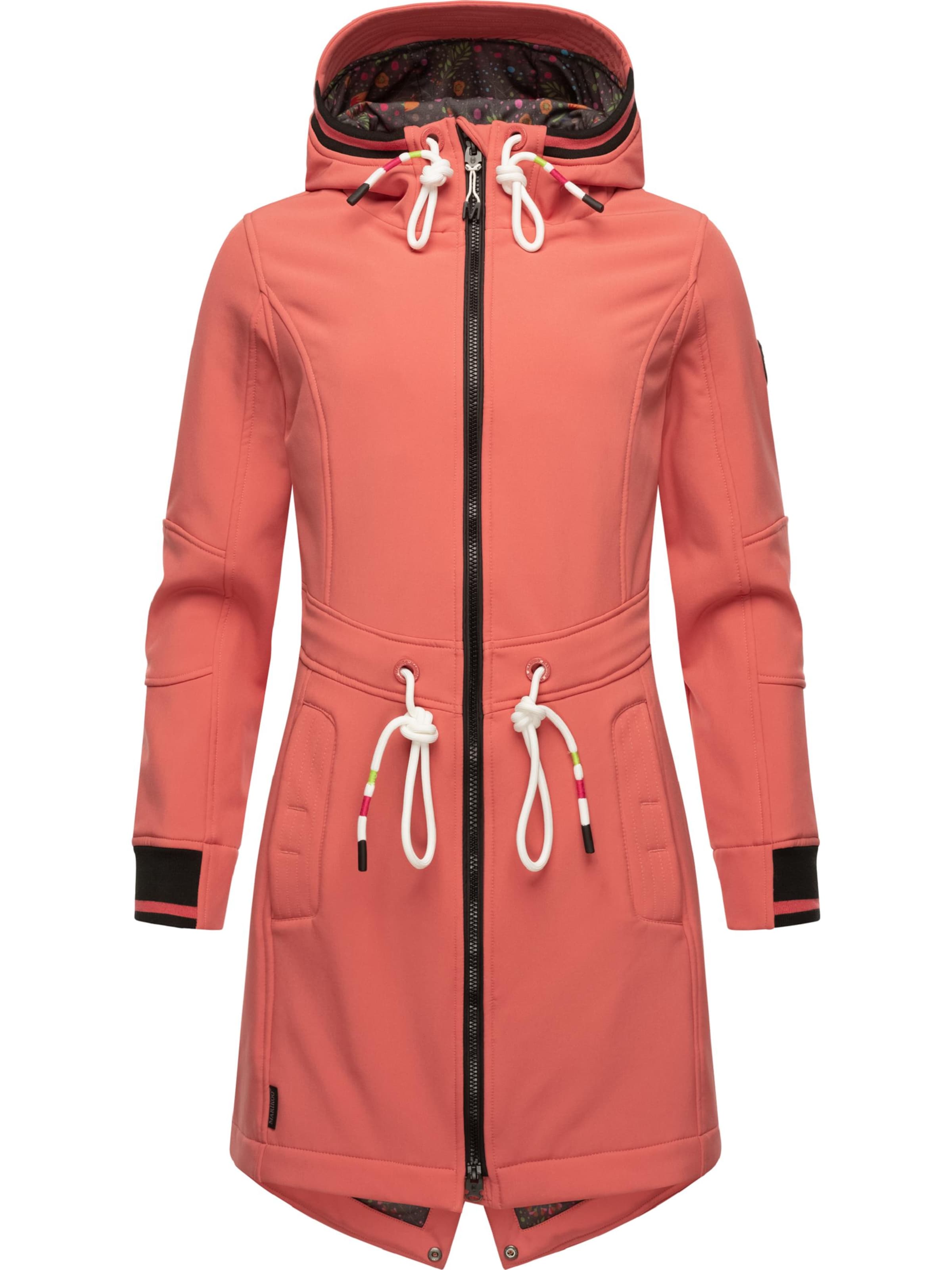 MARIKOO Функциональное пальто 'Mount Furnica' в Ярко-розовый: спереди