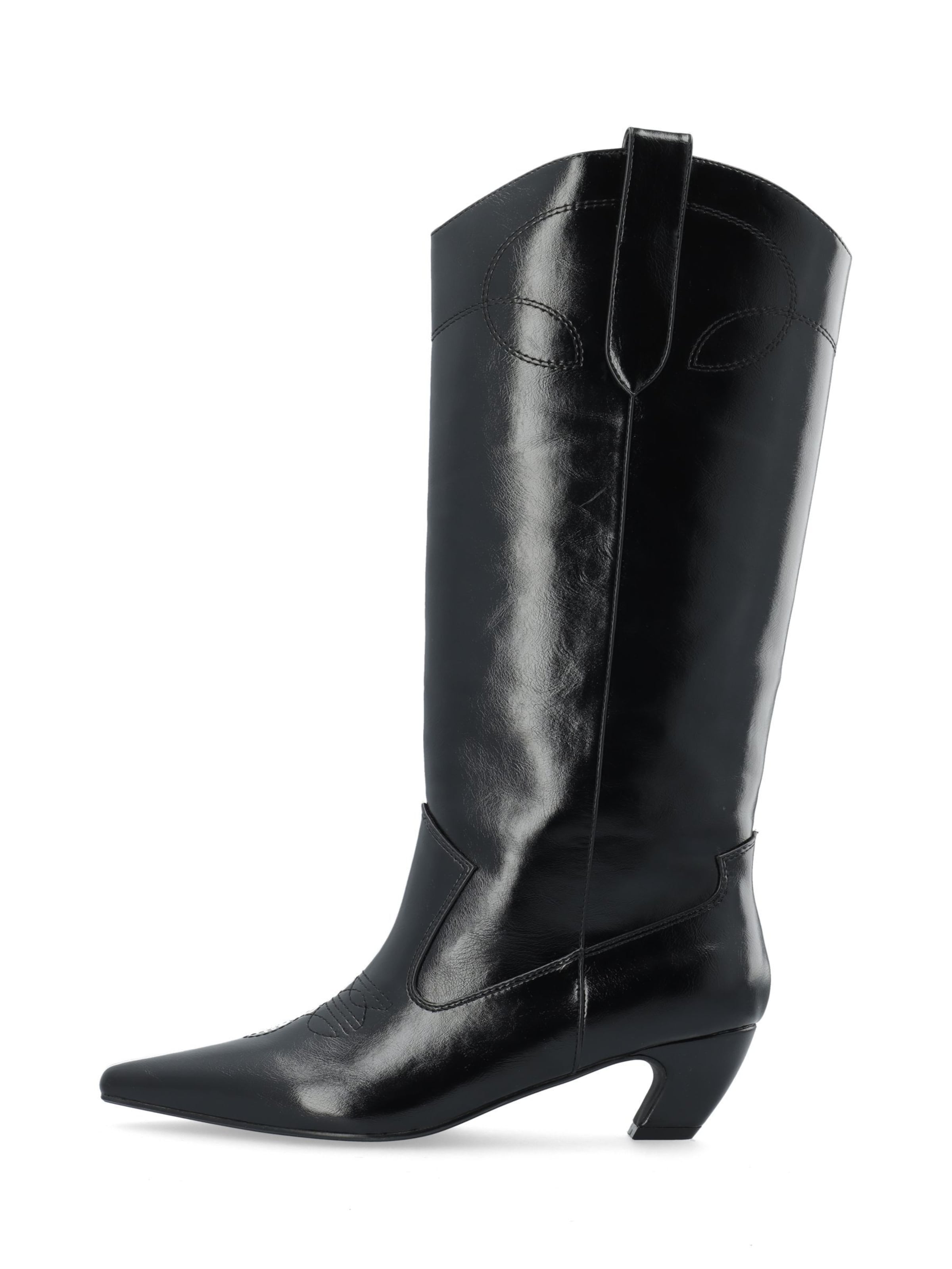 Bianco - Botas camperas 'BALEY' en negro: frente