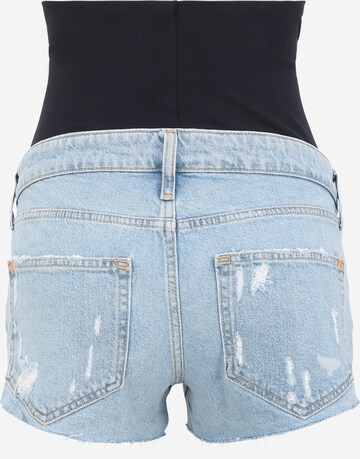 River Island Maternity Regular Shorts in Blau