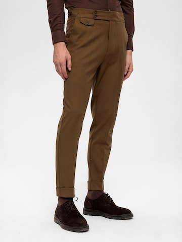 Slimfit Pantaloni di Antioch in marrone