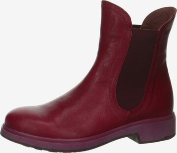 THINK! Chelsea Boots in Red