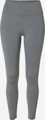 Pantalon de sport 'One' NIKE en gris : devant