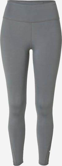 NIKE Športne hlače 'One' | siva / bela barva, Prikaz izdelka