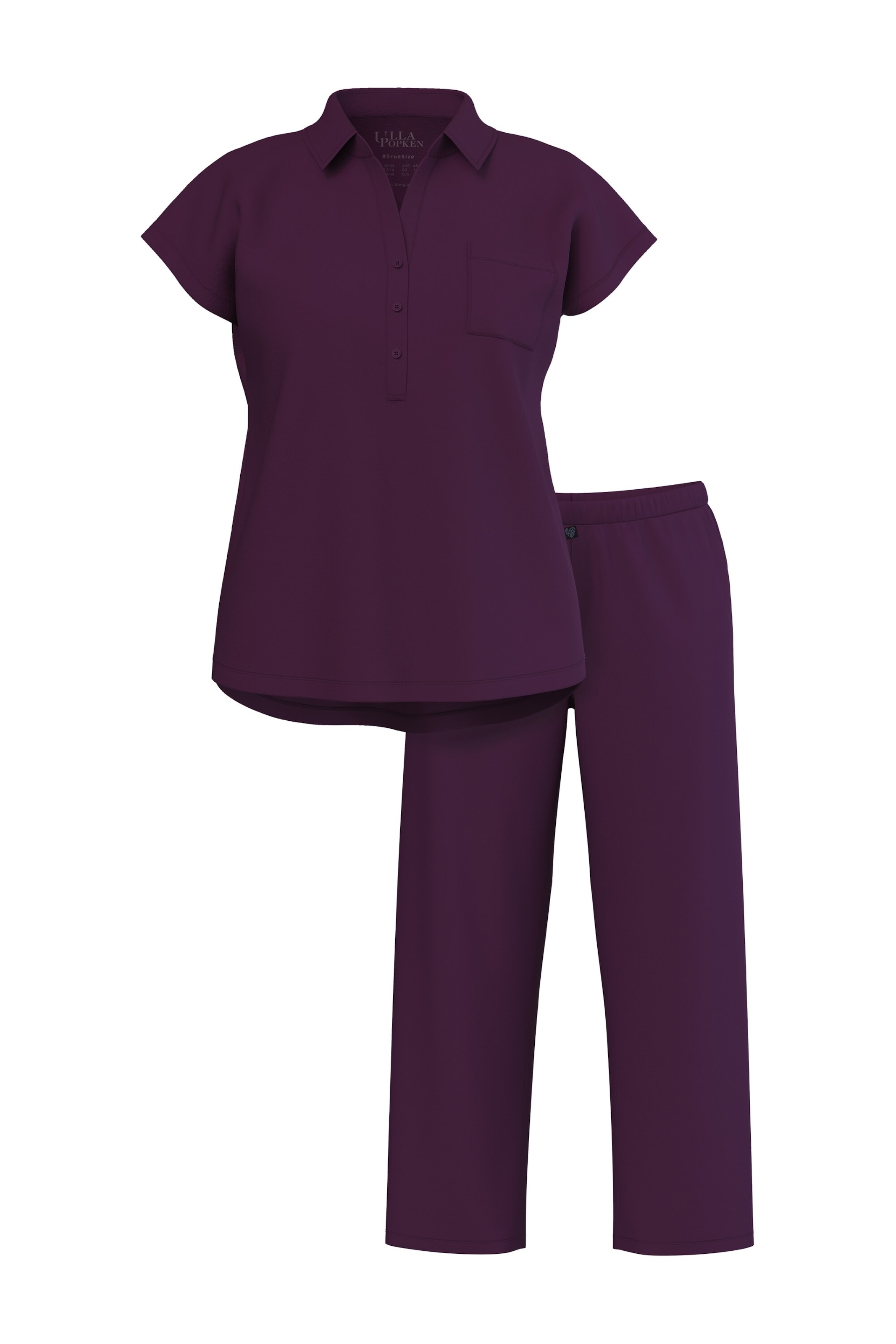 Ulla Popken Pajama in Red: front