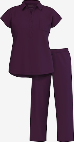 Ulla Popken Pyjama in Rood: voorkant