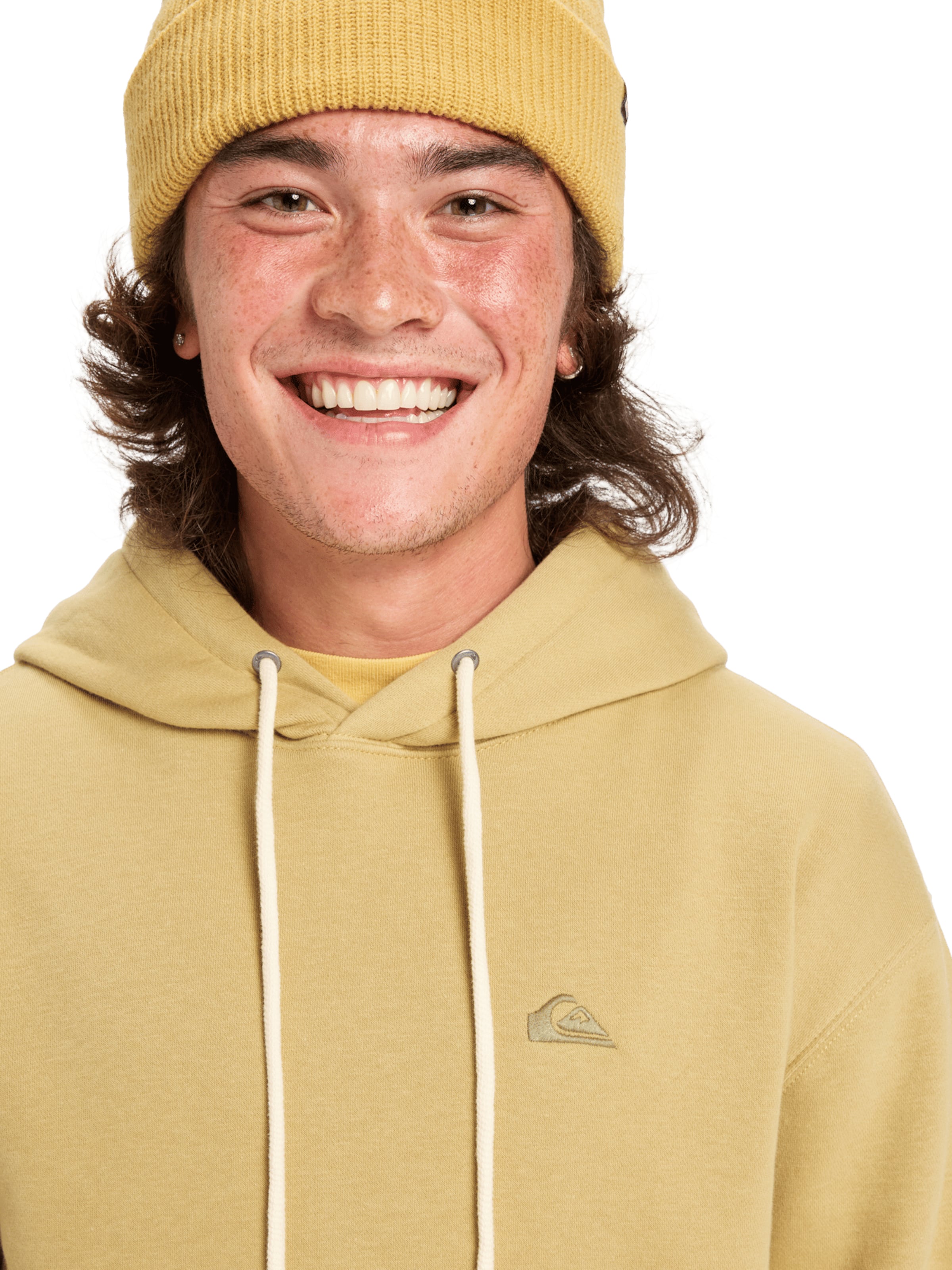 QUIKSILVER Sweatshirt 'Salt Water' in Yellow