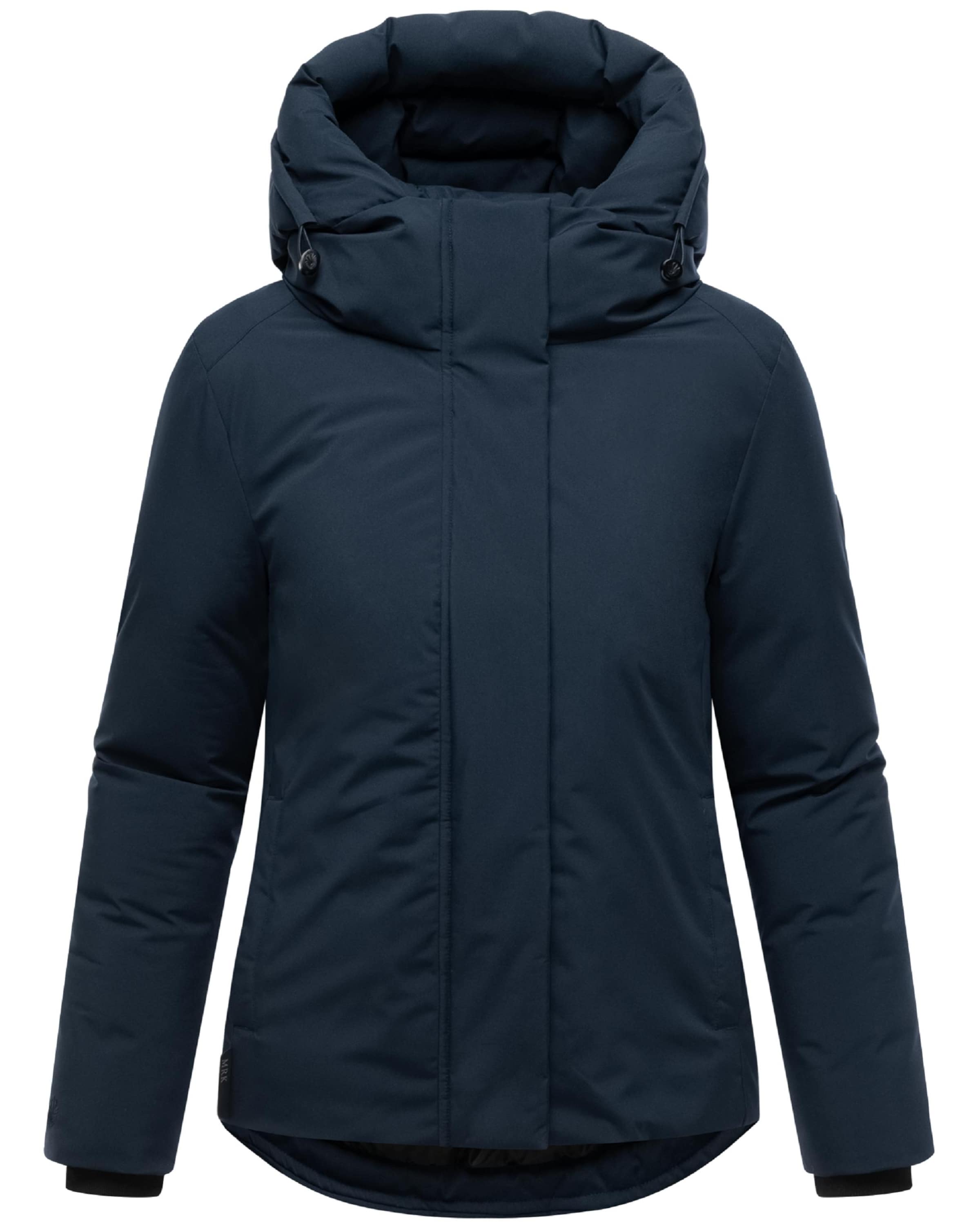 MARIKOO Winterjas 'Yeminaa 16' in Blauw: voorkant