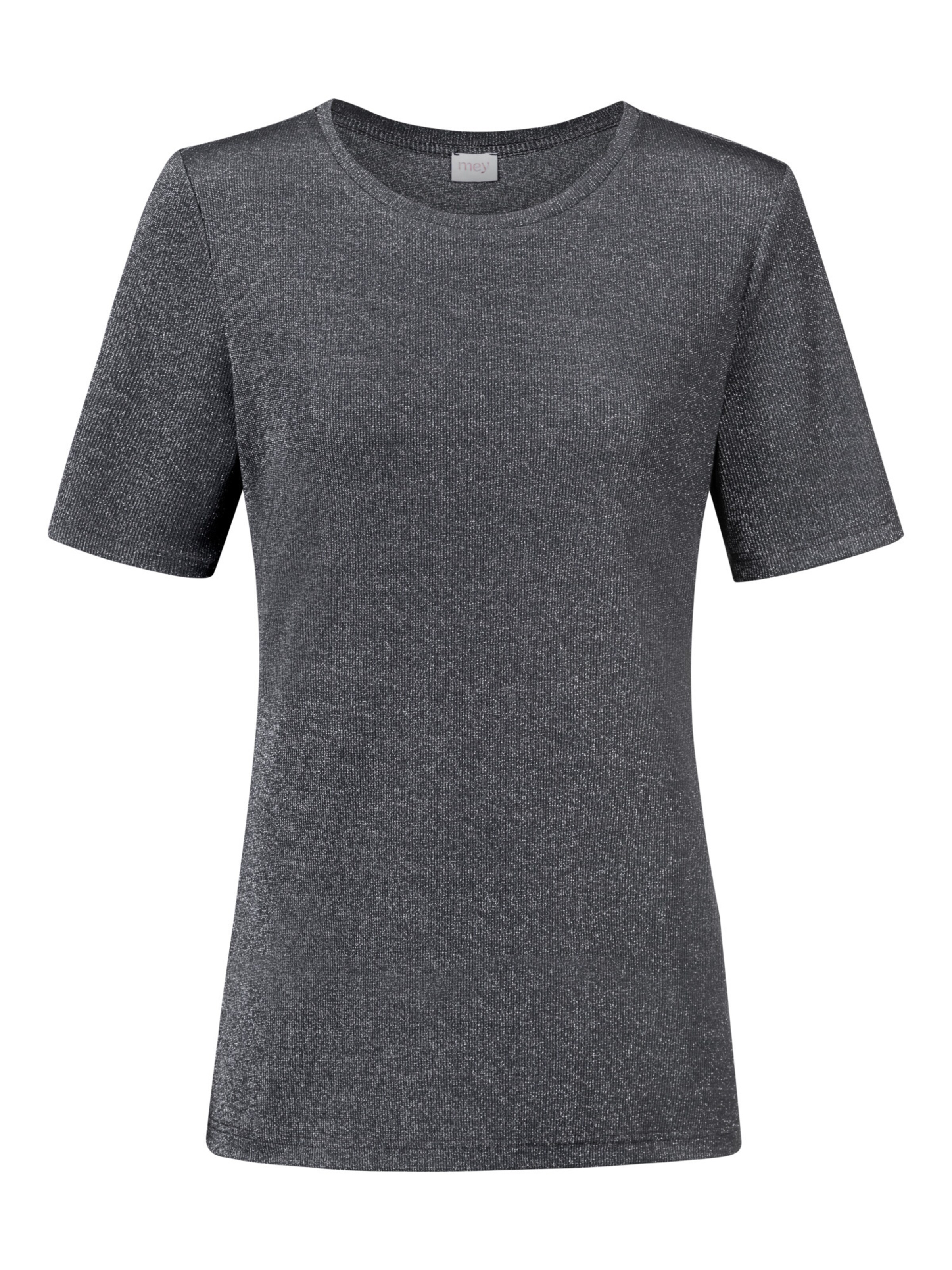 Mey Schlafshirt in Grau: Vorderseite