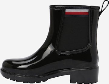 TOMMY HILFIGER Chelsea boots 'Corporate' in Zwart