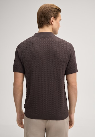 JOOP! Gebreid vest 'Tristao' in Bruin