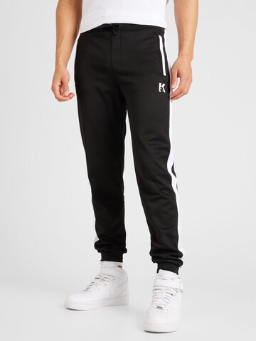 Karl Lagerfeld Tapered Trousers in Black: front