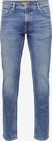 Only & Sons Regular Jeans 'Weft' i blå: framsida