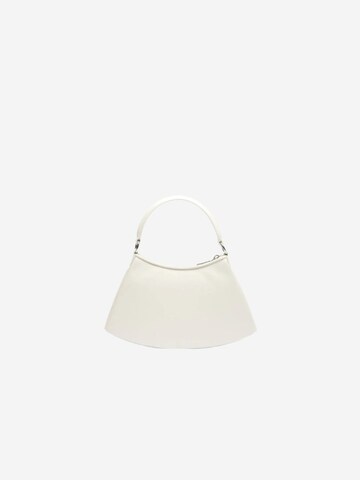 LACOSTE - Bolso de mano 'Lacoste Petit sac Lenglen Défilé en cuir - Cristalline' en blanco