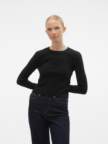 VERO MODA Sweater 'LUCKY' in Black: front