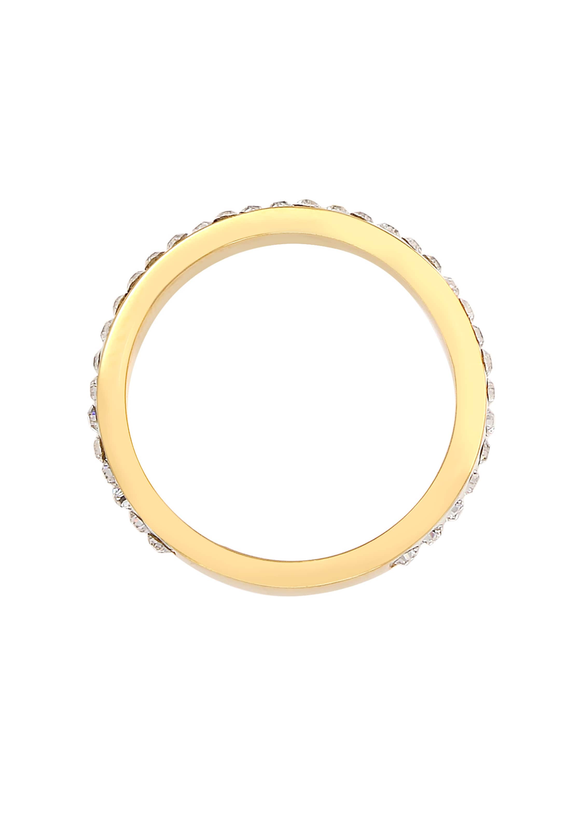 ELLI Prsteň 'Kristall' - Zlatá